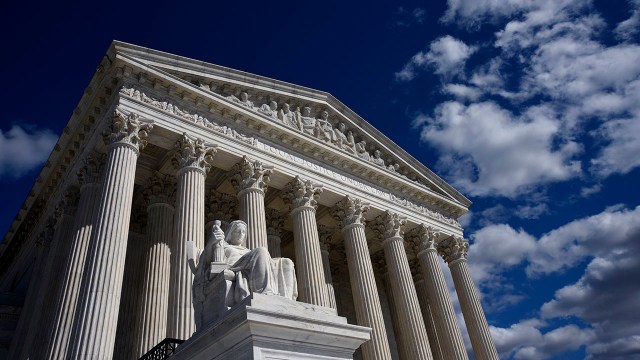 The exterior of the Supreme Court building.