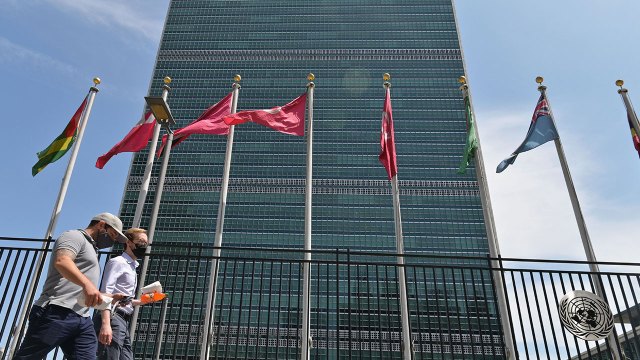 The United Nations headquarters in New York City.