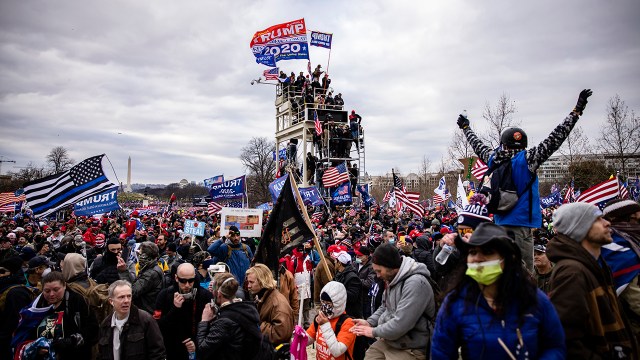 Trump supporters storm the U.S. Capitol on Jan. 6, 2021.