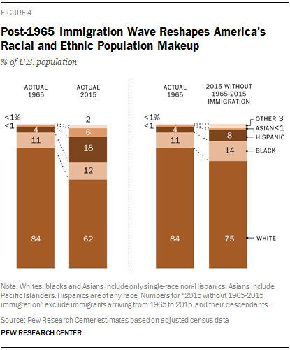 Post-1965 Immigration Wave Reshapes America’s Racial and Ethnic Population Makeup